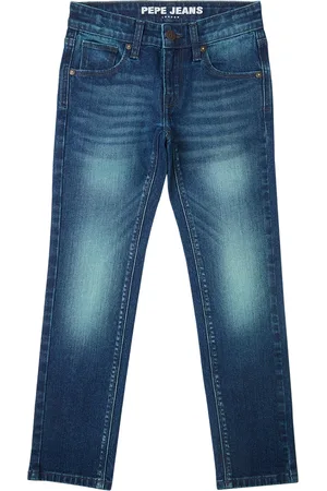 Pepe Jeans Boys Slim Fit Clean Look Light Fade Stretchable Jeans