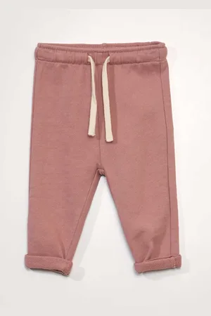 KIABI Boys Solid Cotton Mid-Rise Regular Fit Trousers