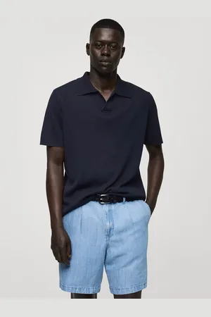 MANGO Polo Collar T-shirt