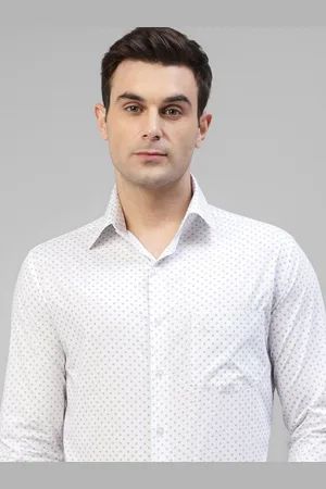 HANCOCK Men Standard Slim Fit Opaque Printed Formal Shirt