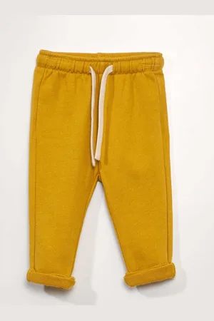 KIABI Boys Pure Cotton Mid-Rise Regular Fit Regular Trousers
