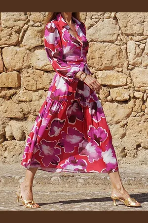 HERE&NOW Women Floral Printed Maxi Dress