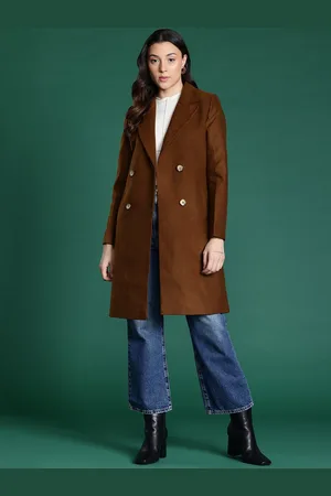 DressBerry Double-Breasted Longline Overcoat