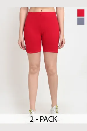 GRACIT Women Pack Of 2 Skinny Fit Cycling Sports Shorts