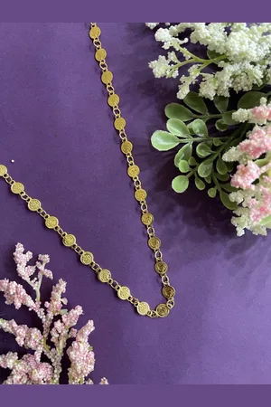 Digital Dress Room Gold Plated Necklace