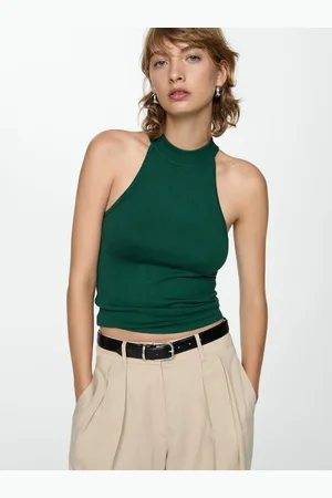 MANGO Halter Neck Top