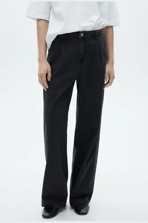 MANGO Women Pure Cotton Straight Fit Jeans