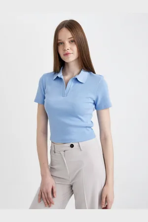 DeFacto Women Polo Collar T-shirt