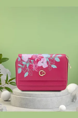 Caprese Shanaya Women Floral Zip Around Wallet