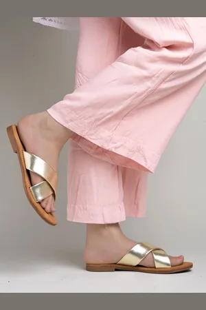 Shoetopia Girls Party Open Toe Flats