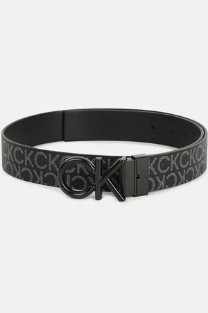 Calvin Klein Men Textured Push Pin Casual Belt