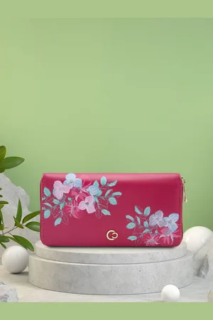 Caprese Women Floral Printed Zip Around Wallet
