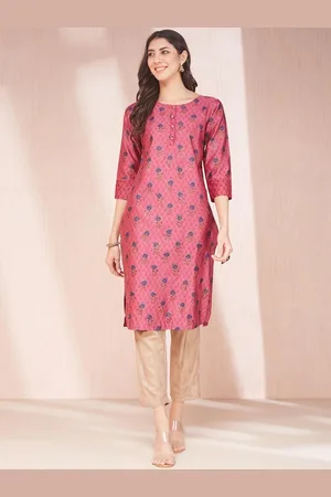 Fabindia Women Hand Block Floral Printed Kurta