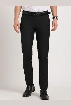 Turtle Men Checked Tailored Skinny Fit Trousers
