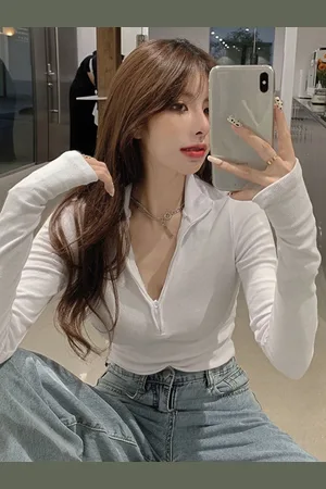 LULU & SKY Women Long Sleeves Shirt Style Top