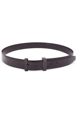 RARE RABBIT Men Textured Leather Reversible Belt