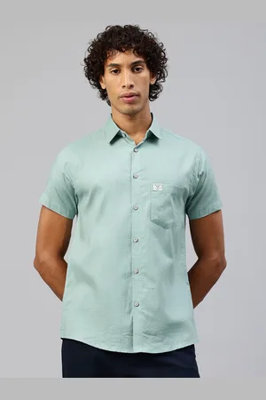 Majestic Men Classic Slim Fit Pure Cotton Casual Shirt