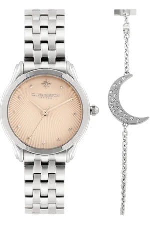 Olivia Burton Women Stainless Steel Gift Set Watch-24070003
