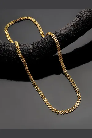 Roadster The Lifestyle Co. 22KT Gold-Plated Link Design Necklace