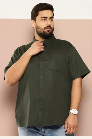 Sztori Men Plus Size Classic Casual Shirt