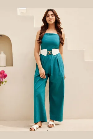 Ambraee Cotton Basic Jumpsuit