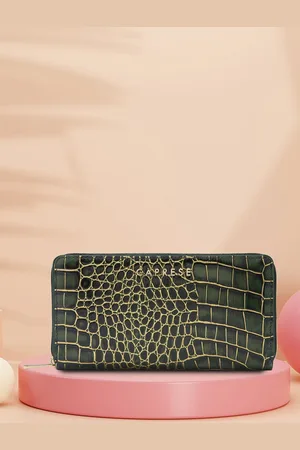Caprese Women Animal Printed Zip Around Wallet