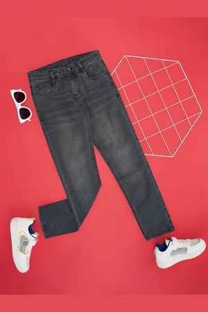 Pantaloons Boys Slim Fit Mid-Rise Light Fade Jeans
