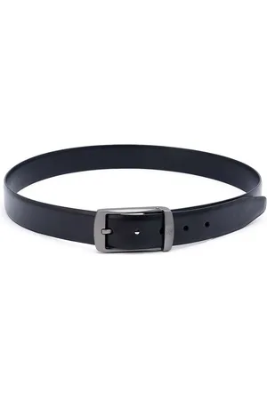 RARE RABBIT Men Leather Solid Tang Closure Belt