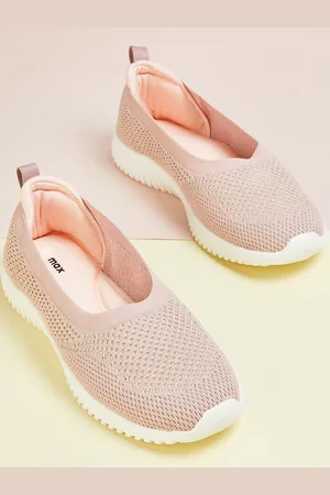 Max Collection Women PU Slip-On Sneakers
