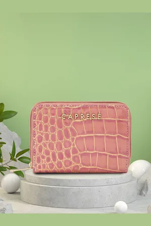 Caprese Women Textured Zip Around Wallet