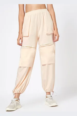 Pantaloons Women Pure Cotton High Rise Joggers