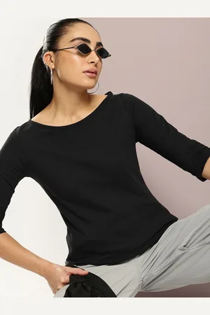 Kook N Keech Boat Neck Pure Cotton Top
