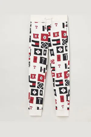 Tommy Hilfiger Boys Graphic Mid-Rise Organic Cotton Joggers