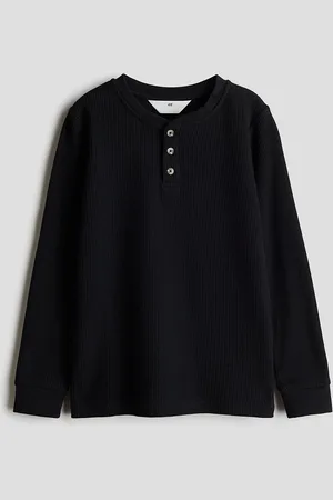 H&M Boys Waffle Henley Tshirts