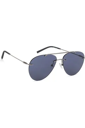 John Jacobs Full Rim Aviator Sunglasses with UV Protected Lens 138598