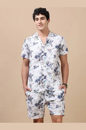 Bushirt Printed Shirt and Shorts