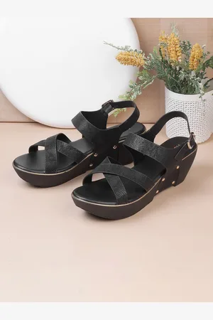 All Things Mochi Women Wedge Heels Sandals with Buckles