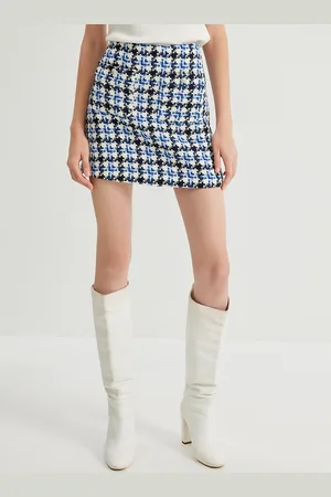 Koton Women Printed A-Line Mini Skirts