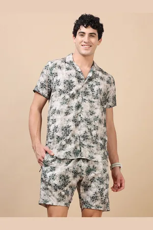 Bushirt Printed Shirt With Shorts Co-Ords Set