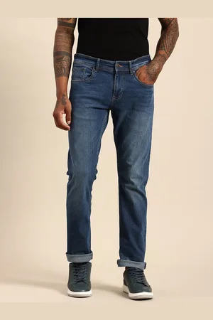 Being Human Men Straight Fit Light Fade Stretchable Jeans