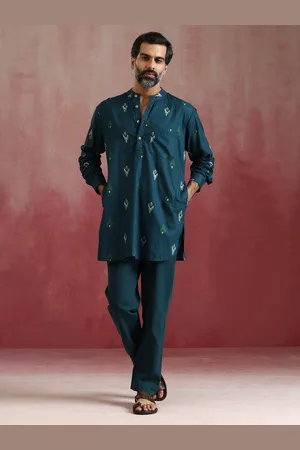 trueBrowns Men Ikat Co-ord set