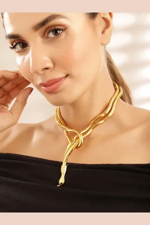 Priyaasi Gold-Plated Two Layered Elegance Necklace
