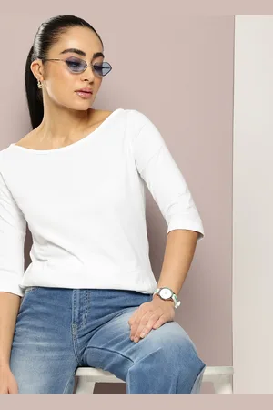 Kook N Keech Boat Neck Pure Cotton Top
