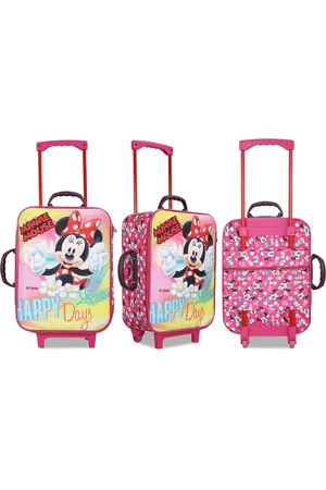 Disney Kids Pink Minnie Mouse Trolley Bag