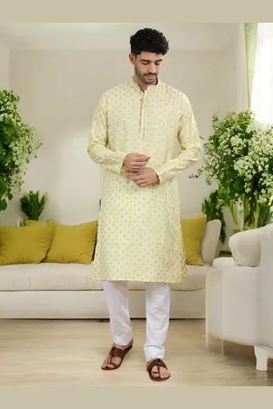 TATTVA Ethnic Motifs Printed Mandarin Collar Kurta