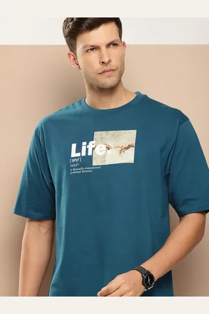 Difference of Opinion Men Printed Pure Cotton T-shirt