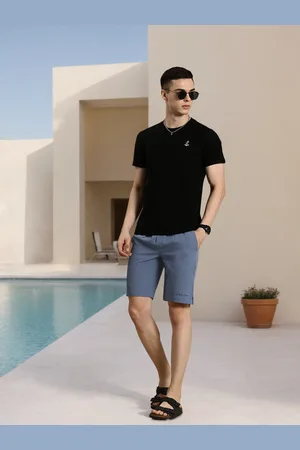 Mast & Harbour Men Textured Shorts