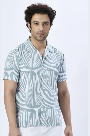 VALEN CLUB Men Relaxed Opaque Striped Casual Shirt