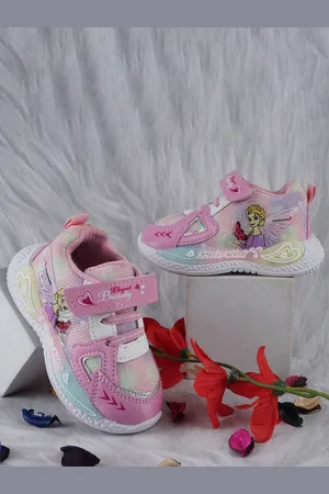 BAESD Girls Barbie Woven Design Sneakers