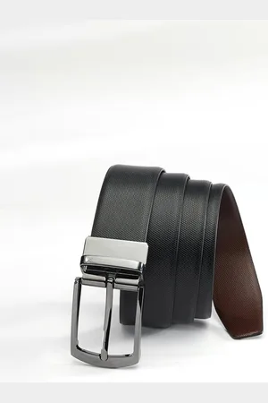 WROGN Men Leather Reversible Tang Closure Formal Belt
